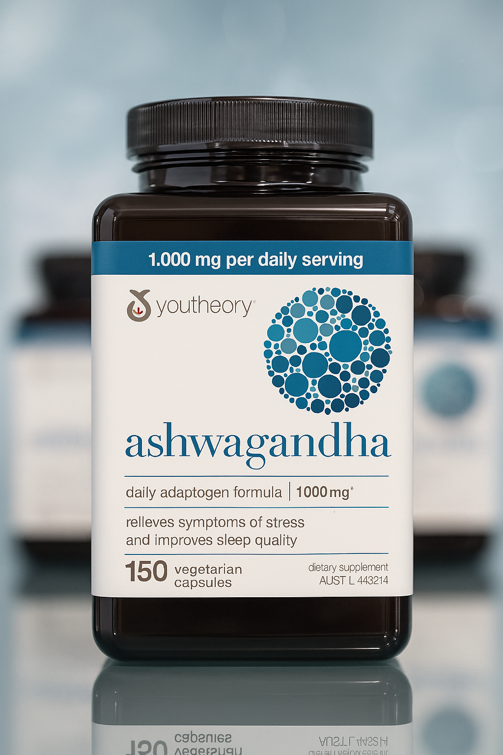 Youtheory® Ashwagandha 印度人参胶囊（150粒装