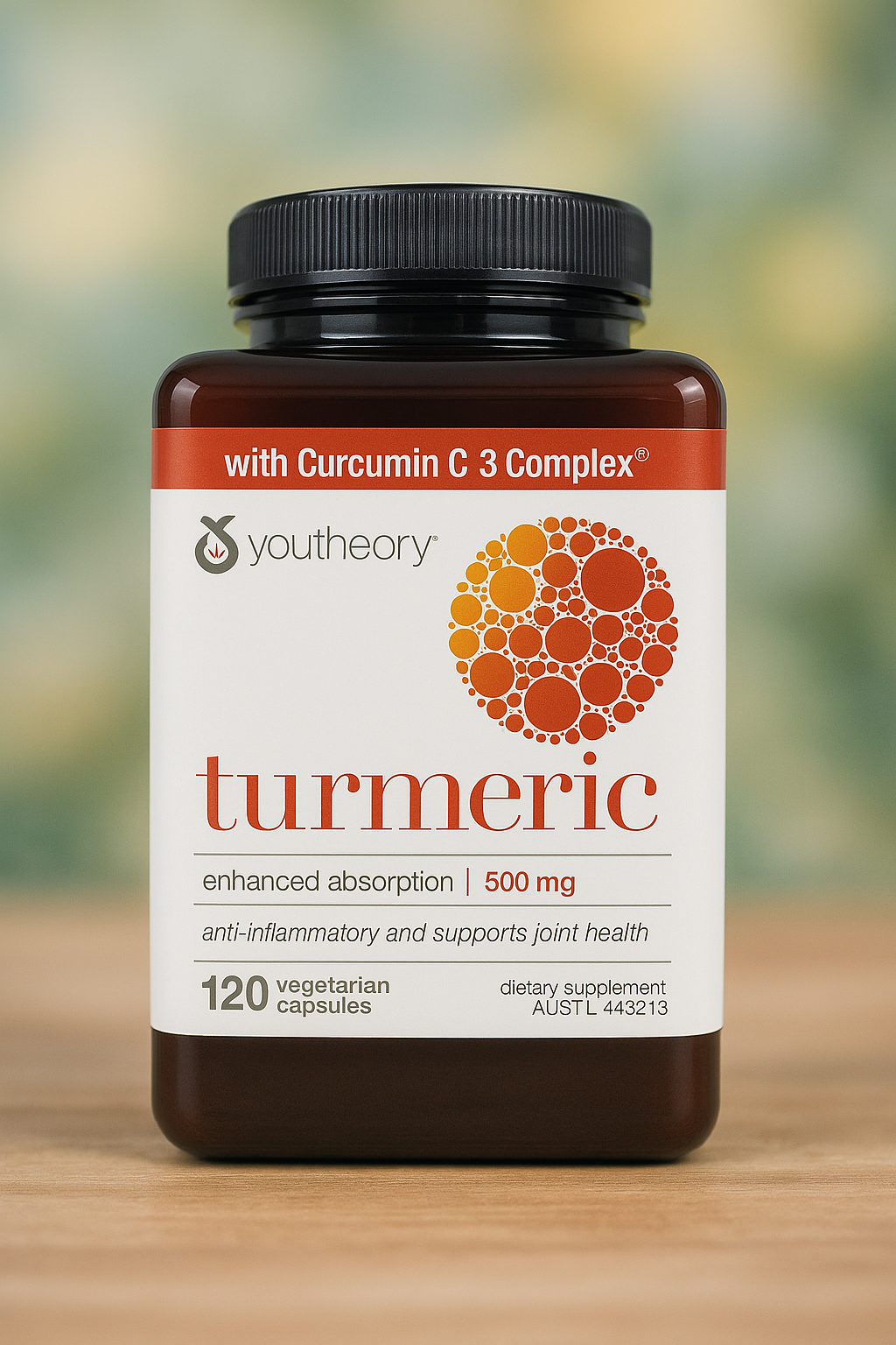 Youtheory® Turmeric 姜黄素胶囊（120粒装）