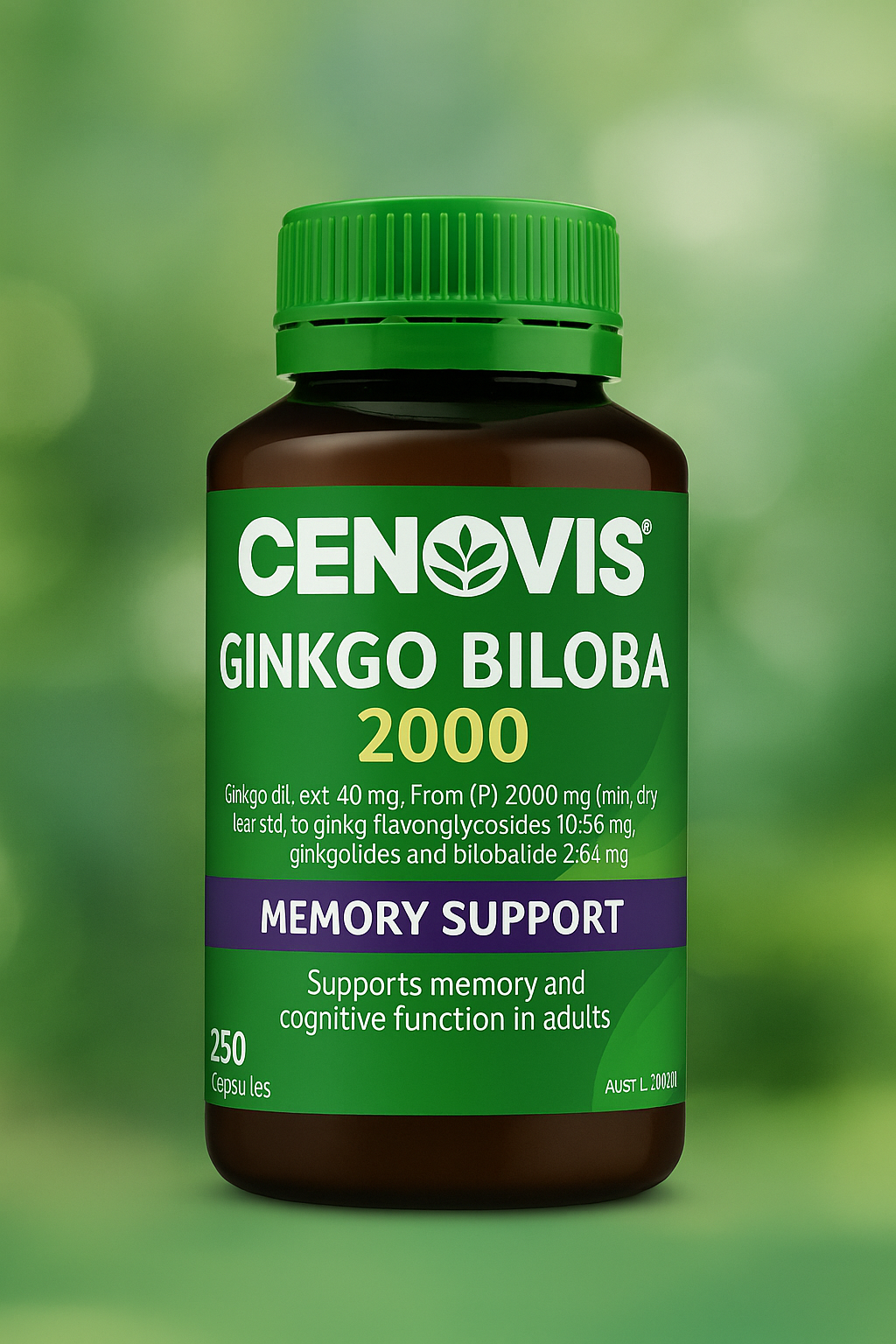 Cenovis 银杏叶精华 2000mg 胶囊-记忆力支持配方